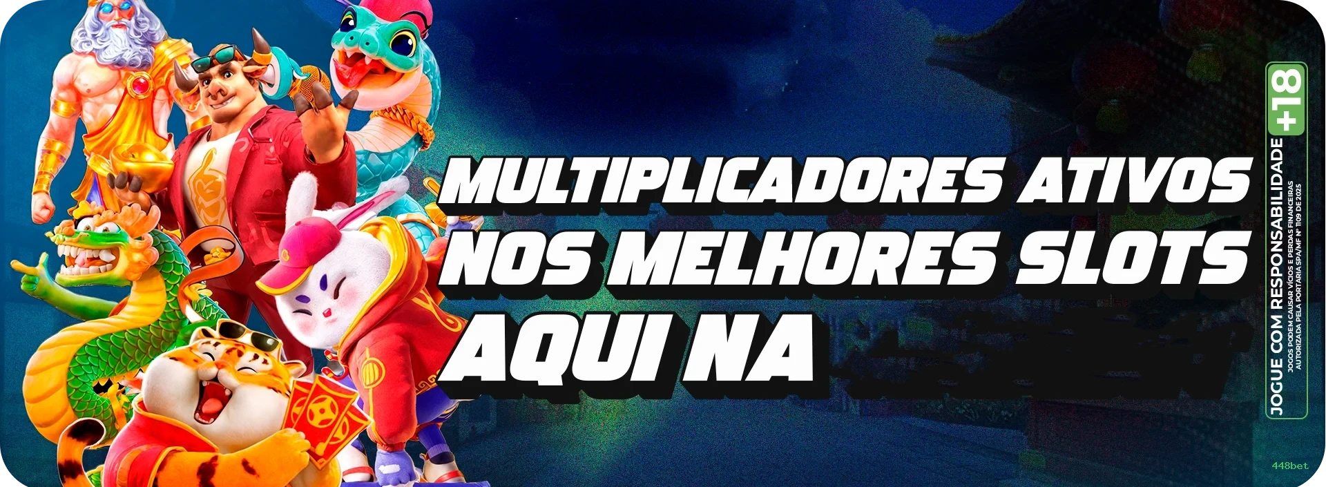 Imagem promocional do aplicativo mobile da 448bet